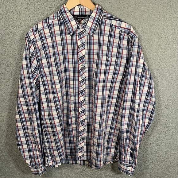 Travis Mathew Snap Button Front Long Sleeve Casual Shirt Size Large L - Picture 1 of 7